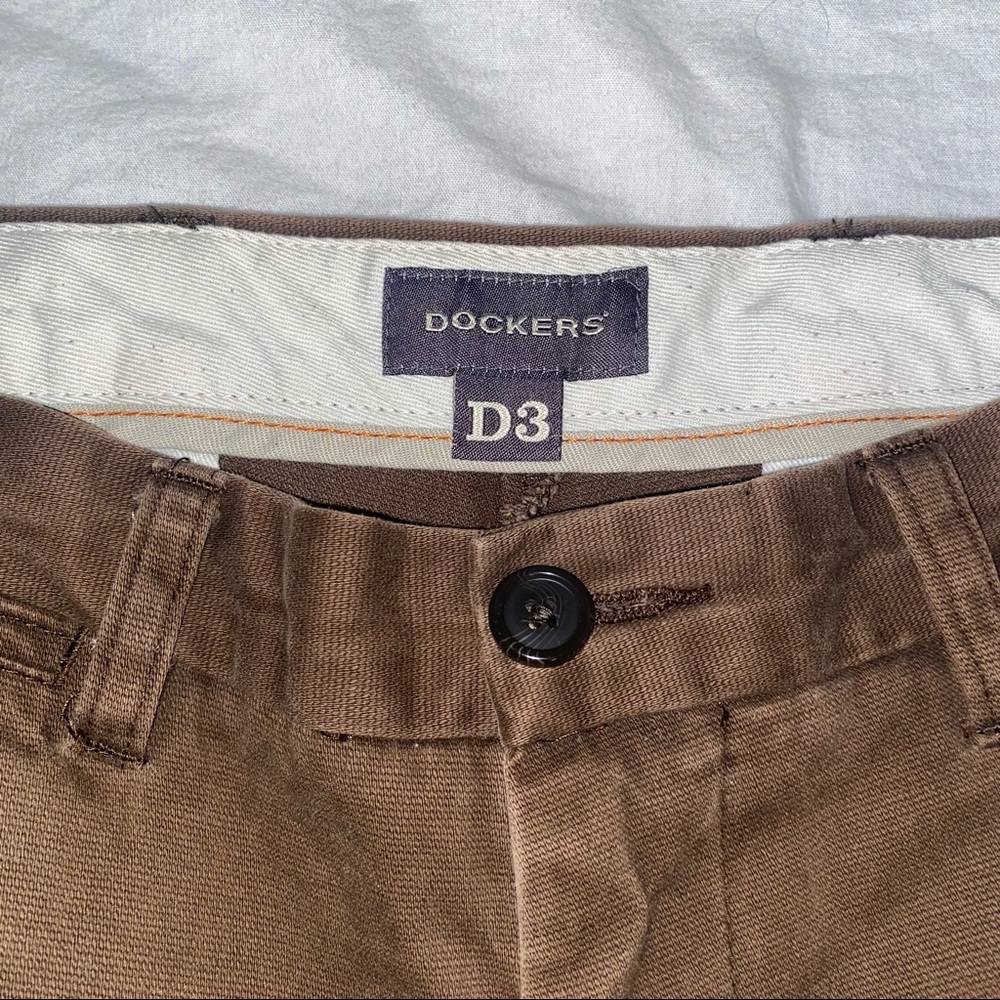 brown bootcut docker pants 🐿